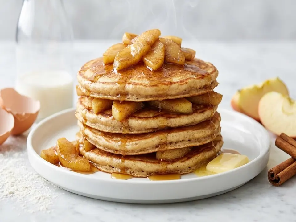 Apple Cinnamon Pancake Stack