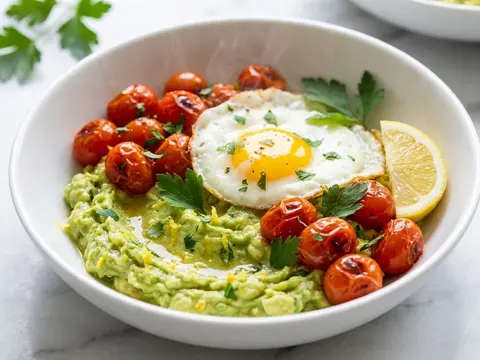 Avocado Tomato Breakfast Bowl