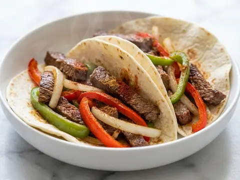 Beef Pepper Onion Fajita Skillet