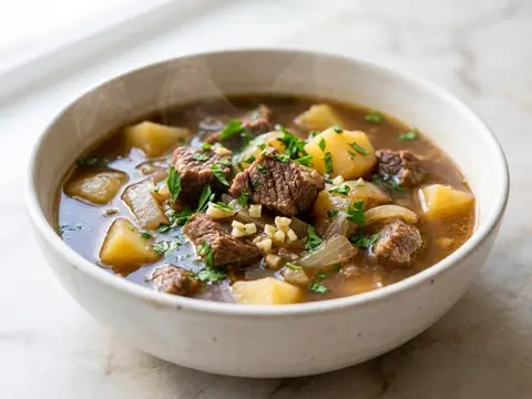 Beef Potato Onion Soup