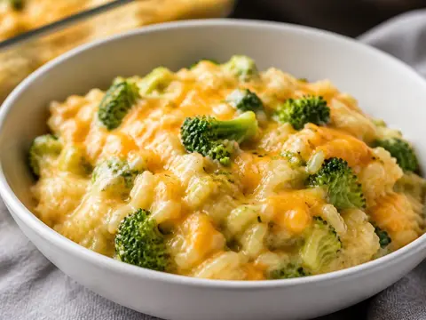 Broccoli Cheddar Rice