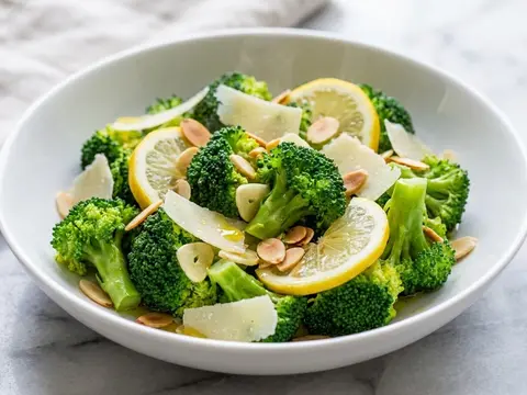 Broccoli Lemon Parmesan Salad