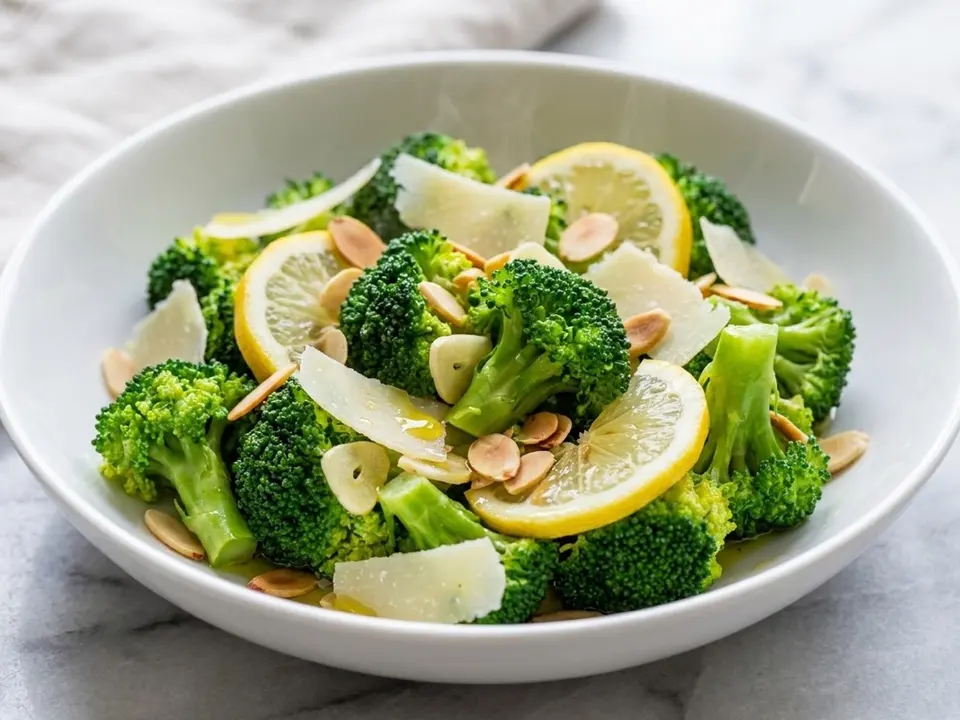 Broccoli Lemon Parmesan Salad