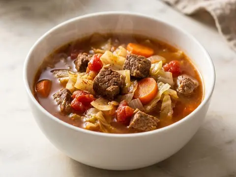 Cabbage Beef Soup