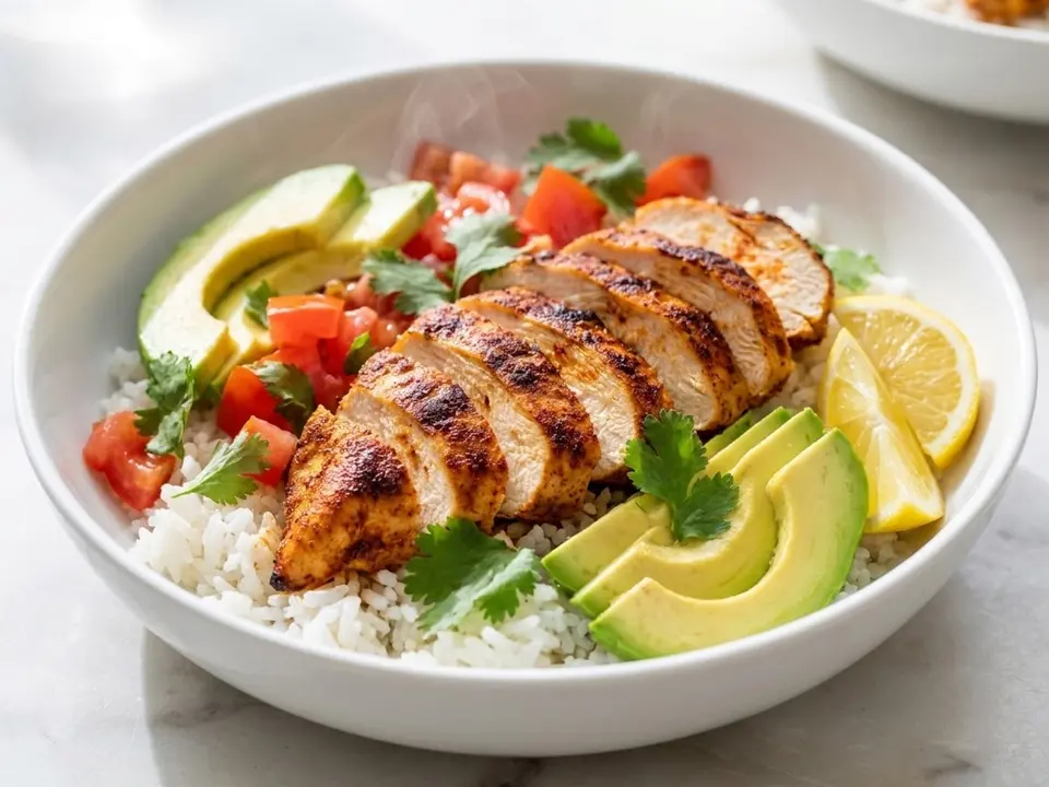 Chicken Avocado Lime Bowl