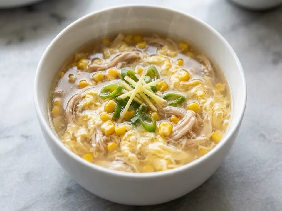 Chicken Corn Egg Soup
