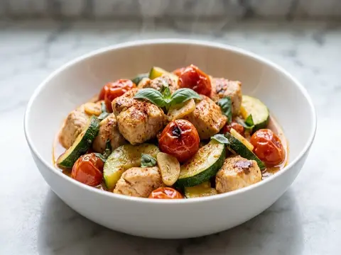 Chicken Zucchini Tomato Skillet