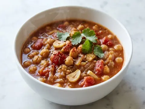 Chickpea Cumin Tomato Soup