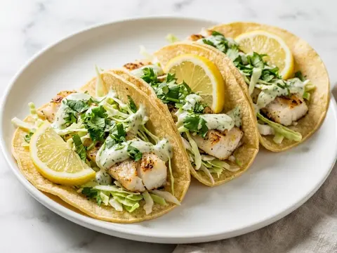 Cilantro Lime Fish Tacos