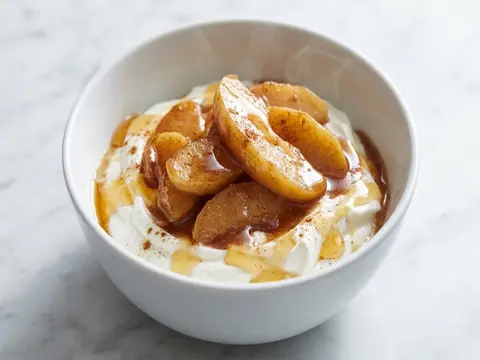 Cinnamon Apple Yogurt Bowl
