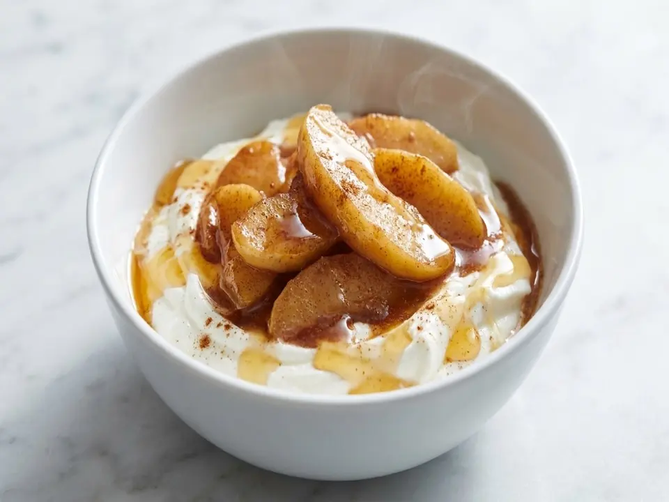 Cinnamon Apple Yogurt Bowl