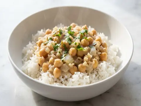 Coconut Chickpea Rice