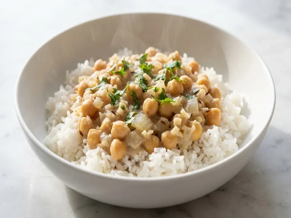 Coconut Chickpea Rice