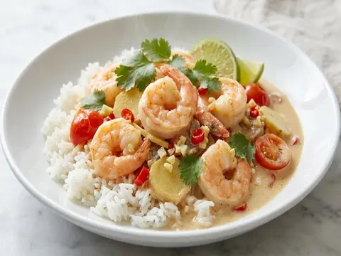 Coconut Shrimp Ginger Curry