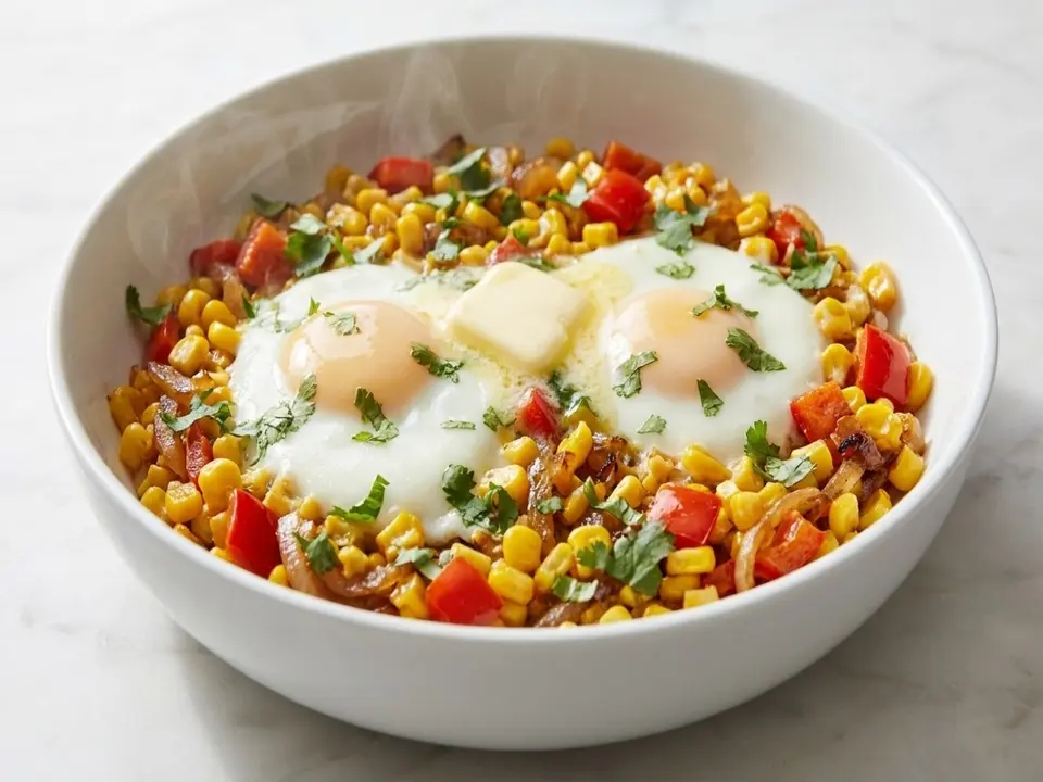 Corn Egg Breakfast Skillet