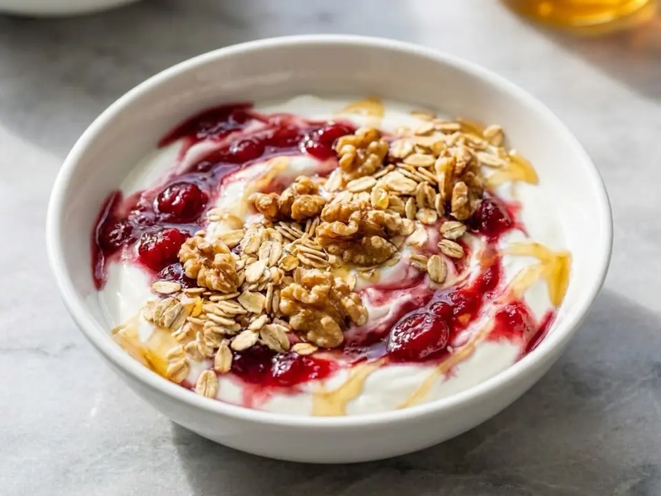 Cranberry Yogurt Bowl