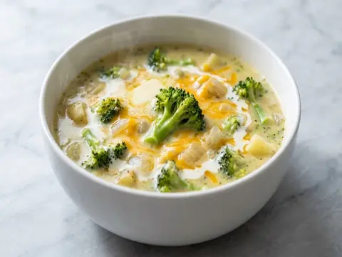 Creamy Broccoli Cheddar Soup