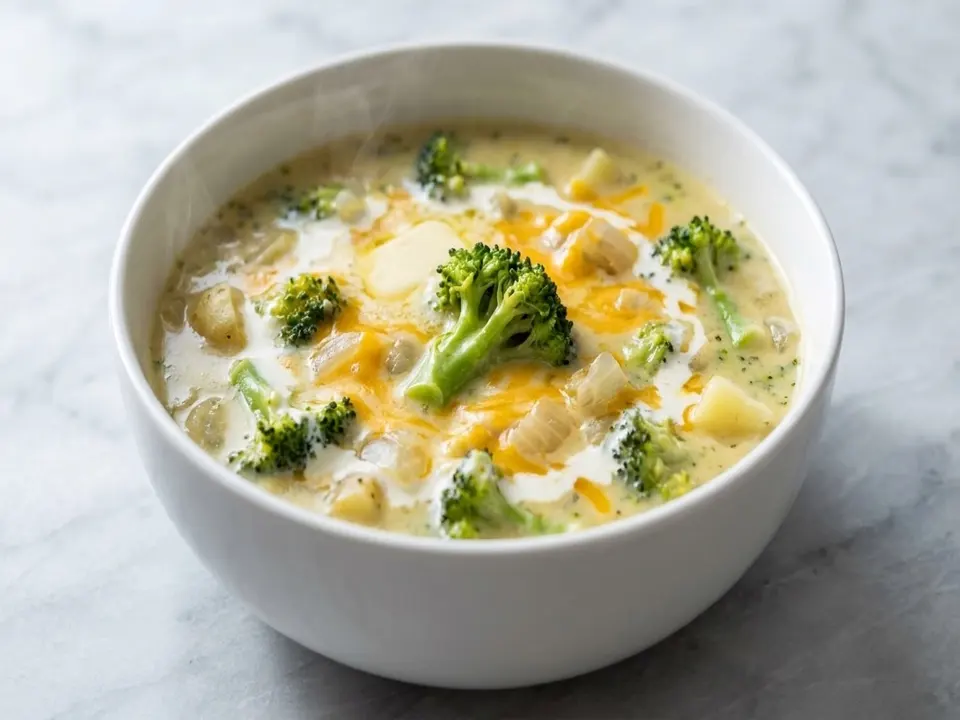 Creamy Broccoli Cheddar Soup