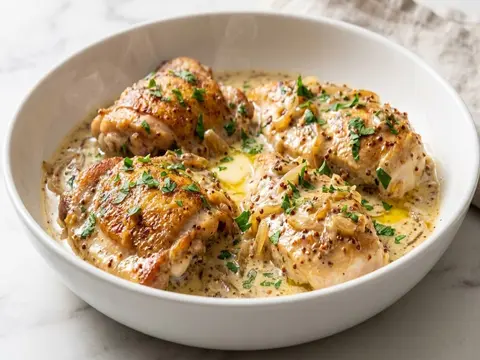 Creamy Mustard Chicken Skillet