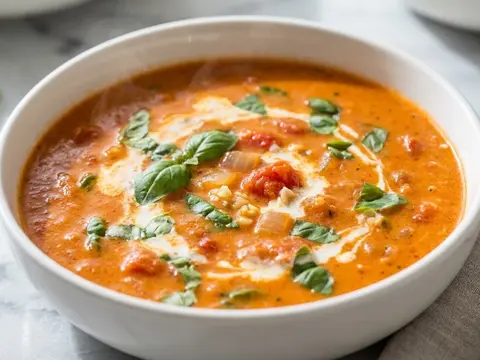 Creamy Tomato Basil Soup