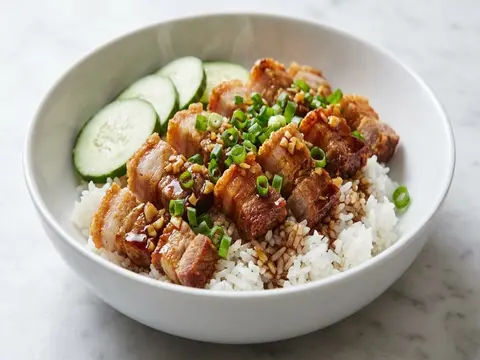 Crispy Pork Rice Bowl