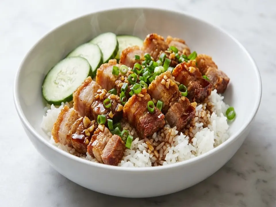 Crispy Pork Rice Bowl