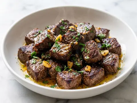 Garlic Butter Steak Bites
