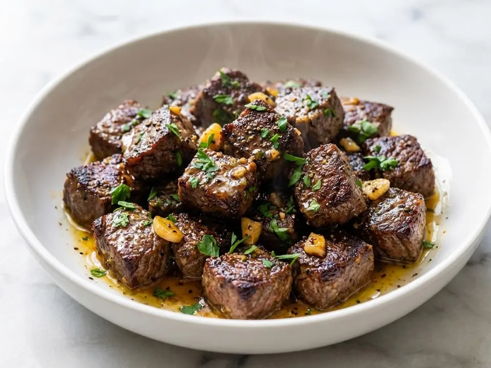 Garlic Butter Steak Bites