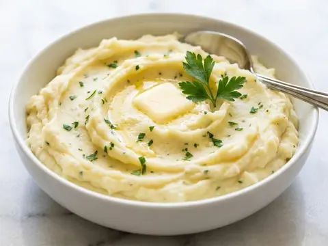 Garlic Herb Mashed Potatoes