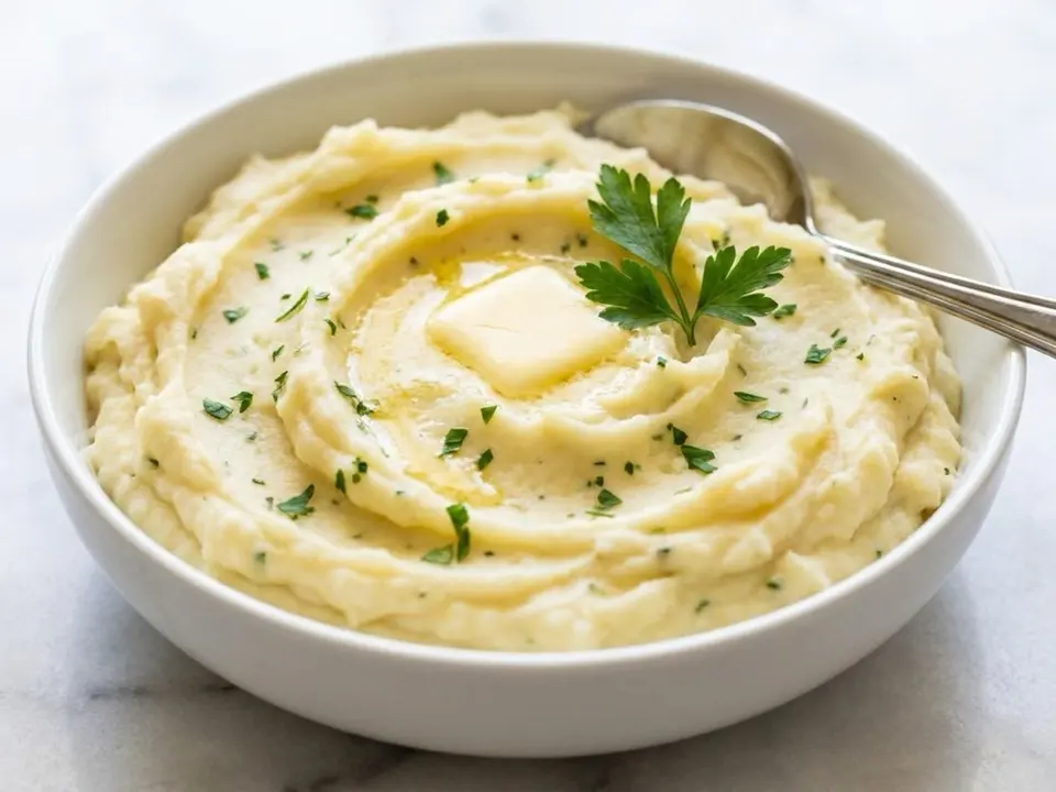 Garlic Herb Mashed Potatoes