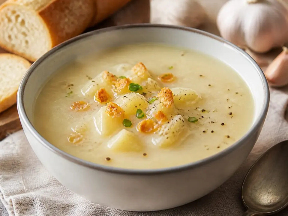 Garlic Potato Soup