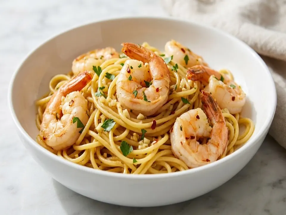 Garlic Shrimp Noodle