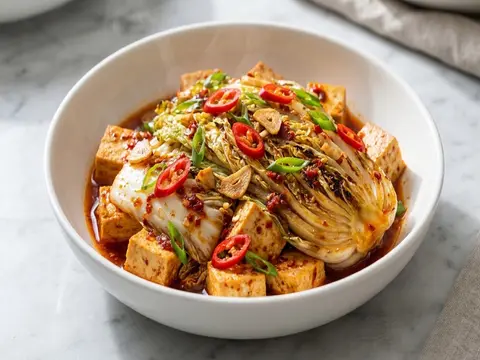 Spicy Cabbage Tofu
