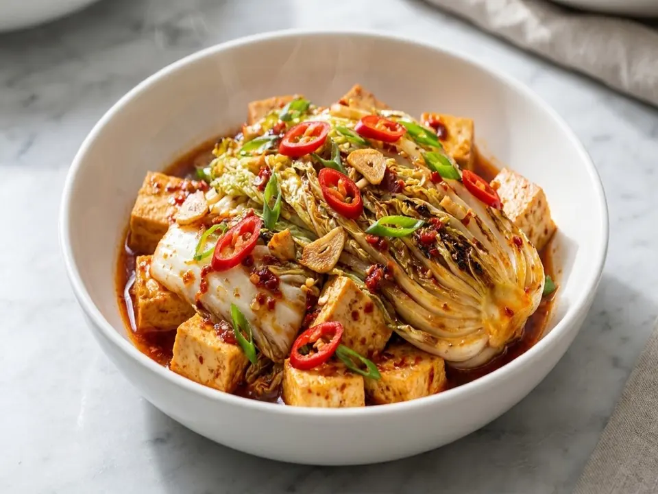 Spicy Cabbage Tofu