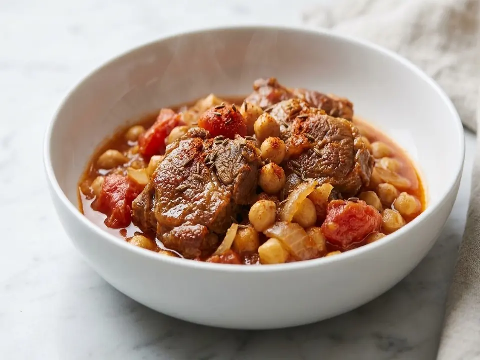 Lamb Chickpea Cumin Stew