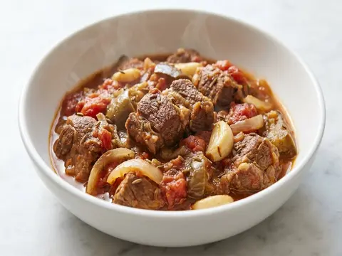 Lamb Eggplant Tomato Stew
