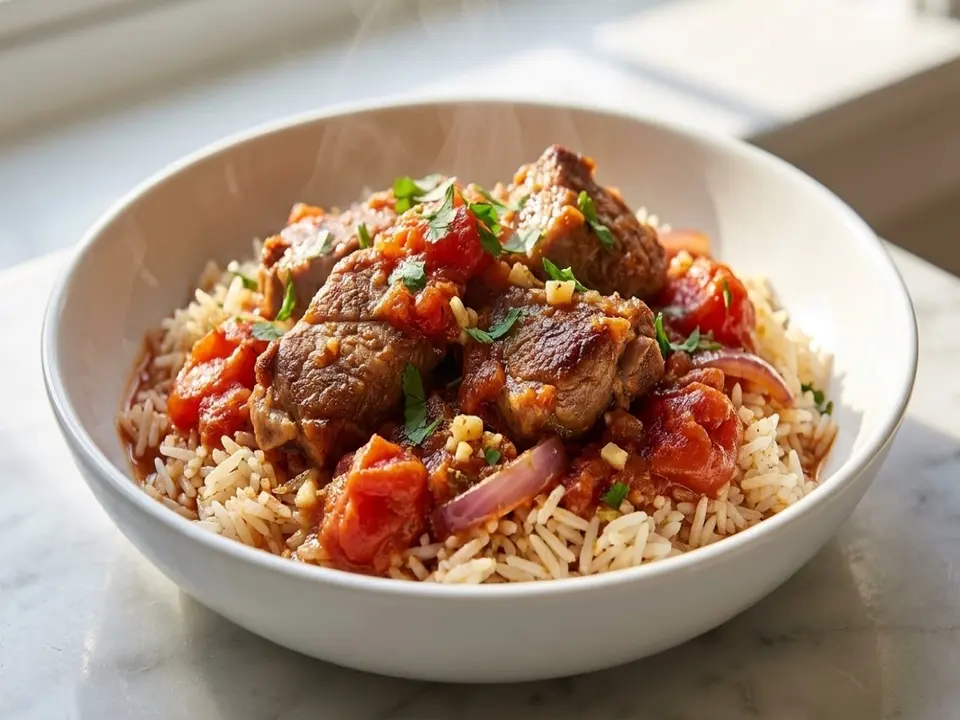 Lamb Tomato Herb Rice