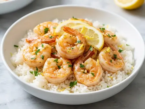 Lemon Shrimp Rice