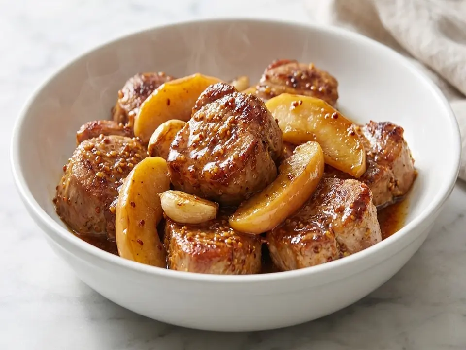 Honey Mustard Pork Skillet