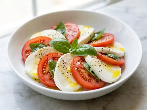 Mozzarella Tomato Basil