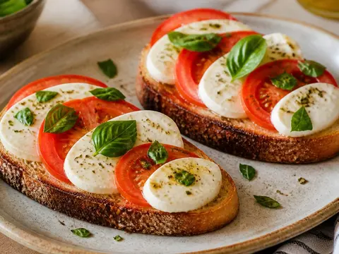 Mozzarella Tomato Toast
