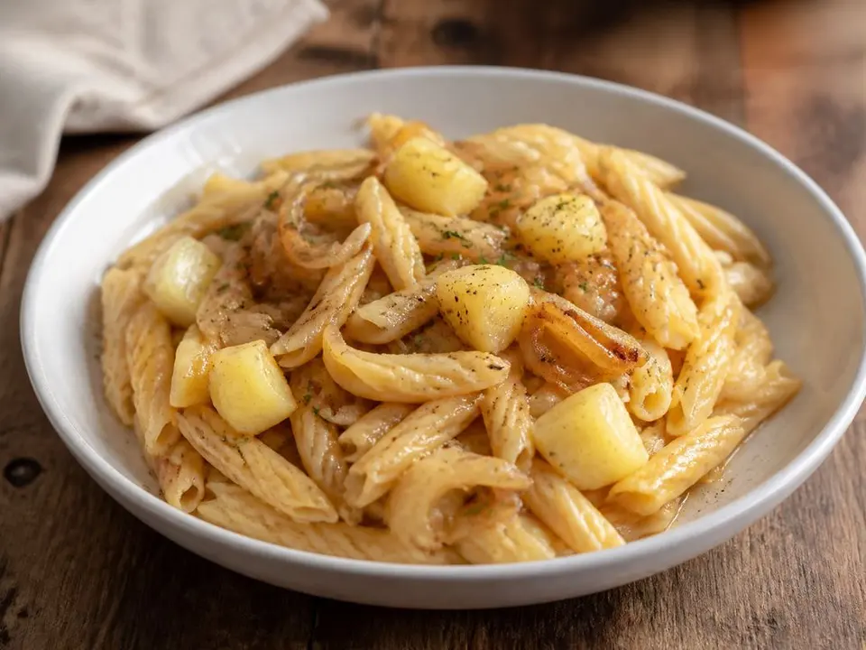 Onion Potato Pasta