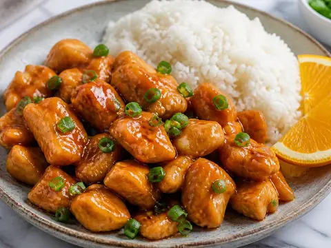 Orange Chicken Rice