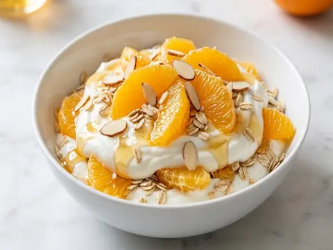Orange Honey Yogurt Parfait