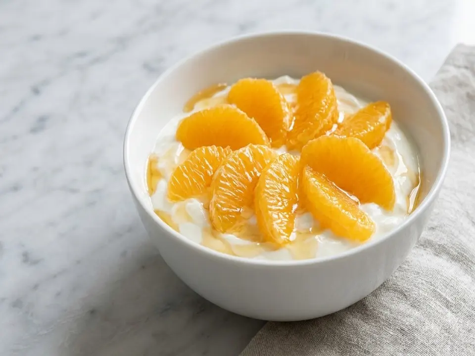Orange Yogurt Bowl