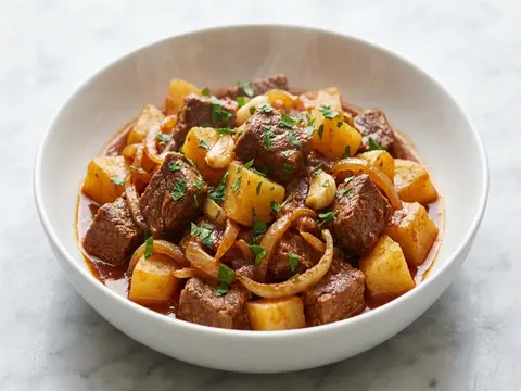 Paprika Beef Potato Skillet