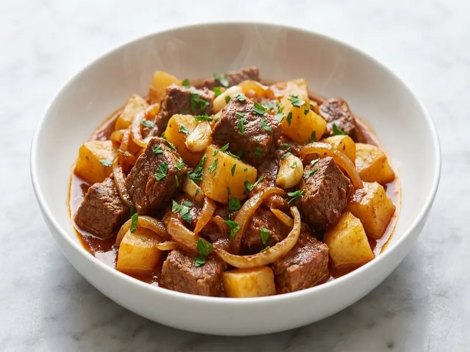 Paprika Beef Potato Skillet