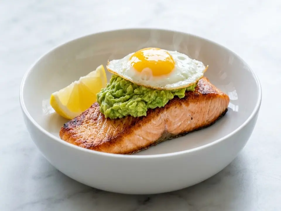 Salmon Avocado Breakfast