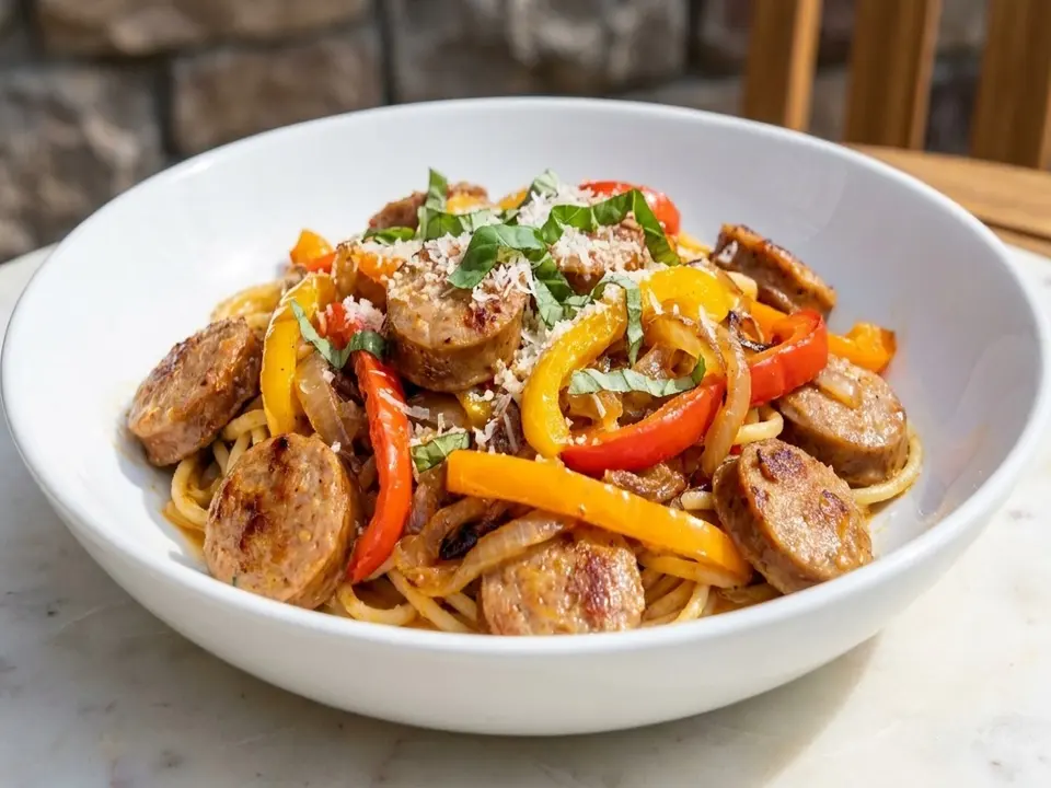 Sausage Pepper Pasta