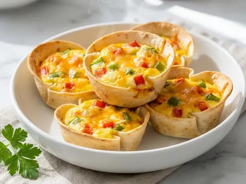 Savory Egg Tortilla Cups